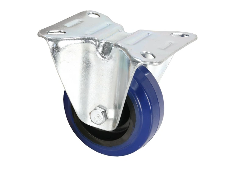 Adam Hall Hardware 372071 - Castor 80 mm with blue Wheel 